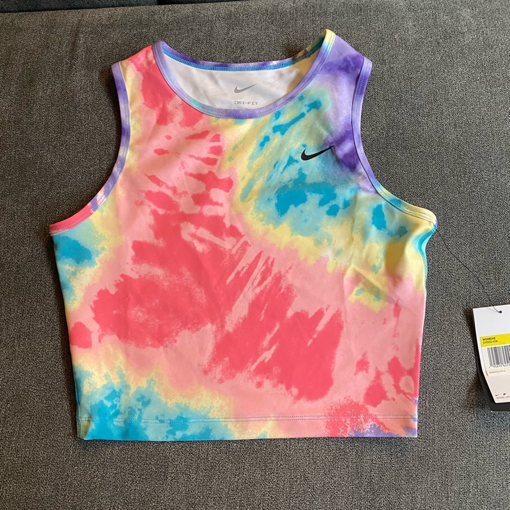Nike tie dye tank top